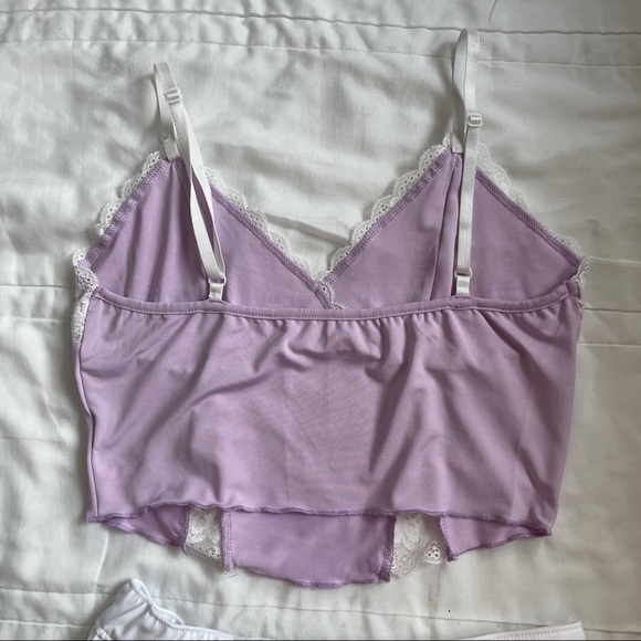 ♡ lace trim bow cami ♡ - Picture 5 of 5